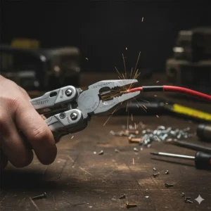 Durable pliers and replaceable wire cutters on a Leatherman multi-tool, essential features for the best everyday Leatherman.