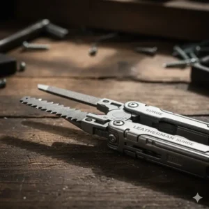 The rugged Leatherman Surge, a heavy-duty option for the best everyday Leatherman for professional use and demanding tasks.