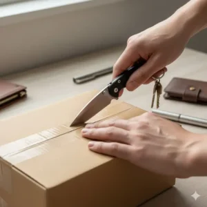 Group photo of three highly-rated, affordable best keychain knives options suitable for budget-conscious buyers.