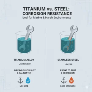 Technician using aerospace grade titanium tools for high precision aircraft maintenance.